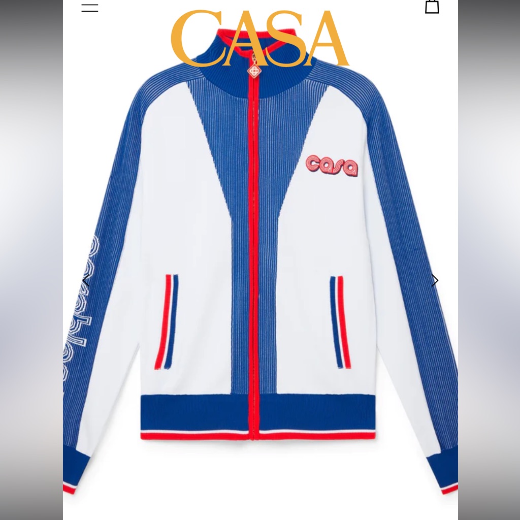 Casa Blanca Sport Zip Tracksuit Top
